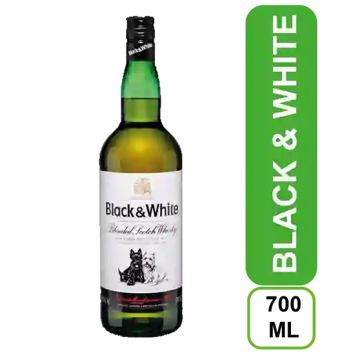 Whisky Black And White 700ml