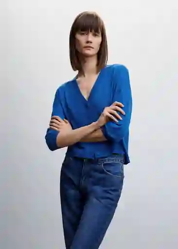 Cárdigan Lucca Eléctrico Talla XS Mujer Mango