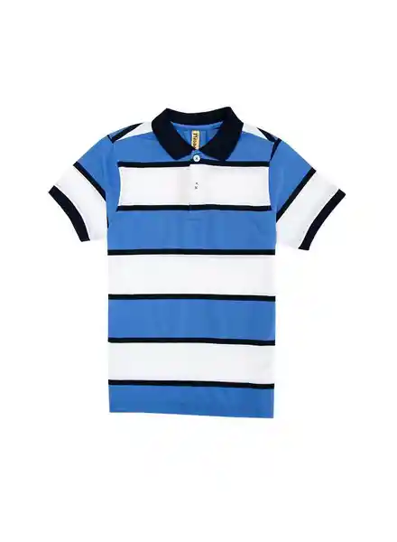 Camiseta Polo Manga Corta Niño Claro Talla 2 People