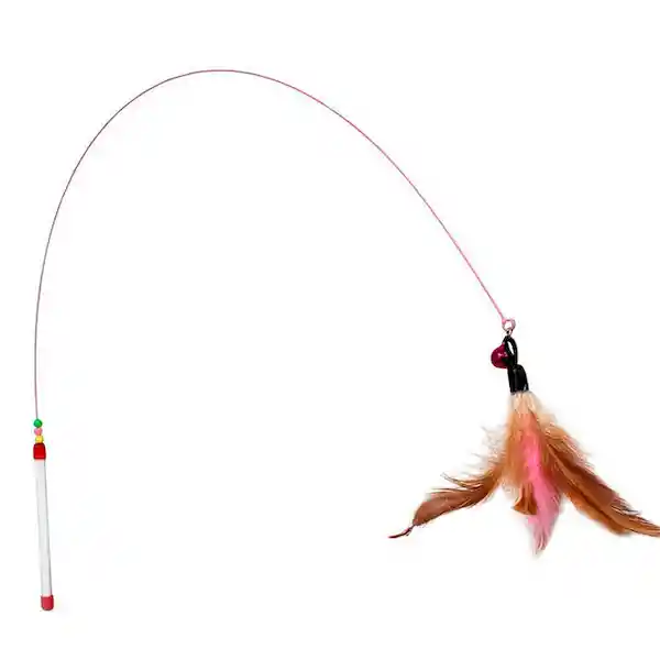 i3cats Juguete Para Gato Varita Con Pluma