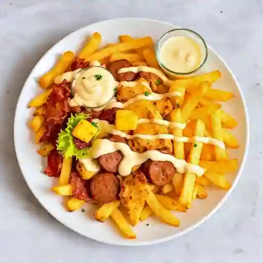 Salchipapa zamba 6 personas