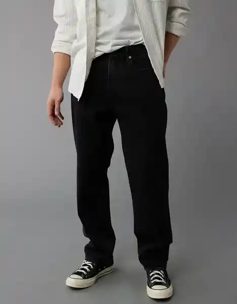 Jean Hombre Negro Talla 34 x 30 6827167 American Eagle