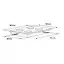 Abba Cubierta De Empotrar Porcelanizada Gn 4Pts Cg4PsnEeN