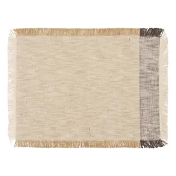 Individual Algodón Yute Diseño 0001