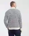 Suéter Tejido Retro Azul Marino Ultraoscuro Talla XL Chevignon