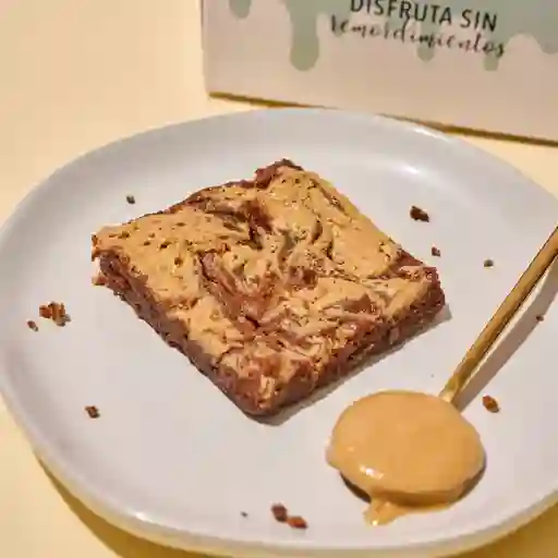 Brownie mantequilla de maní