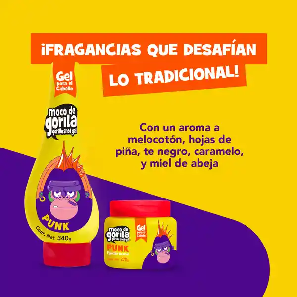 Moco de Gorila Gel Cabello Punk