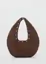 Bolso G Dru Chocolate Talla 99 Mujer Mango