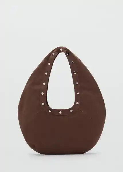 Bolso G Dru Chocolate Talla 99 Mujer Mango