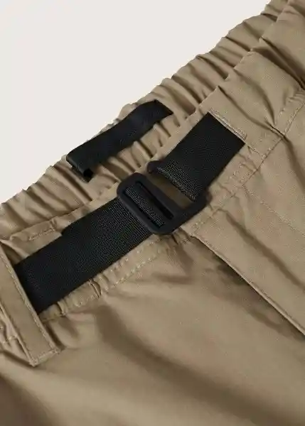 Pantalón Astorgl Beige Talla 46 Hombre Mango