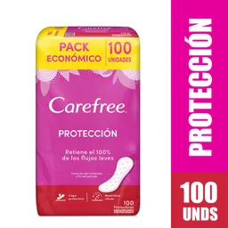 Protectores CAREFREE Protección PACK ECONÓMICO 100 UND