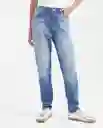Jean Boyfit Femenino Azul Francés Medio Talla 6 Chevignon