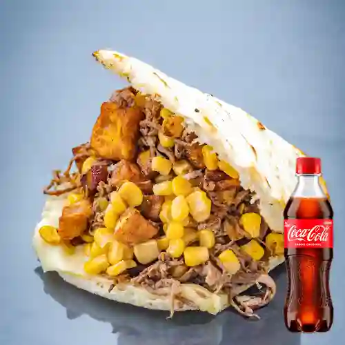 Combo Arepa Mi Arepa + Coca Cola Original 400 ml