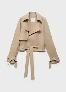Chaqueta Sahara Piedra Talla S Mujer Mango