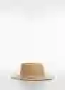 Sombrero Aruba Beige Talla 99 Mujer Mango