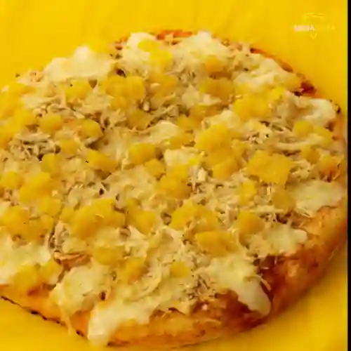 Pizza Gigante Pollo Hawaiano