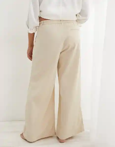 Pantalón Aerie Beige Talla Xs Reg American Eagle 04938175