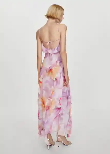 Vestido Azalea Violeta Talla XS Mujer Mango