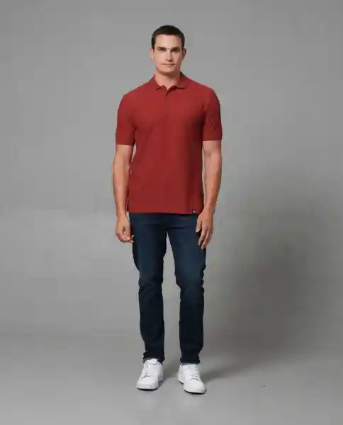 Camiseta Polo Hombre Rojo L 192G100_ROJ191650 Rifle