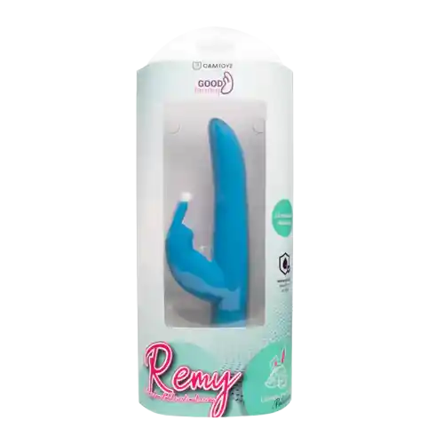 Remy Vibrador Doble Azul