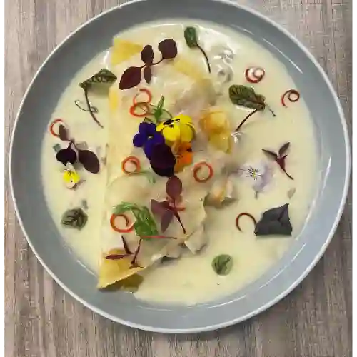 Crep Pollo y Champiñones