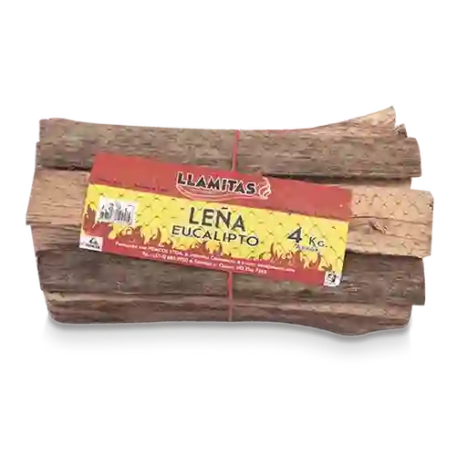 Llamita Home S Leña Para Asados Eucalipto 4 Kg