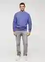 Buzo de Sudadera Nole Lavanda Talla XXL Hombre Mango