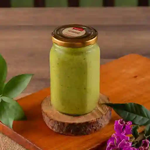 En casa vinagreta de albahaca