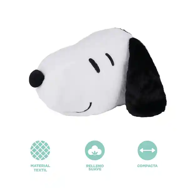 Cojín Con Forma de Cabeza Snoopy Serie Snoopy 16 in Miniso