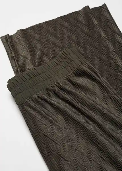 Pantalón Pili Khaki Talla L Mujer Mango