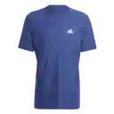 Adidas Camiseta Stretch Manga Corta Hombre Azul T XL