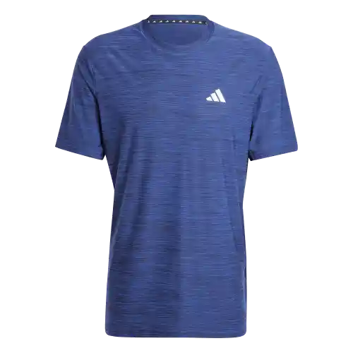Adidas Camiseta Stretch Manga Corta Hombre Azul T XL