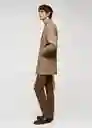 Abrigo Hake Camel Talla M Hombre Mango