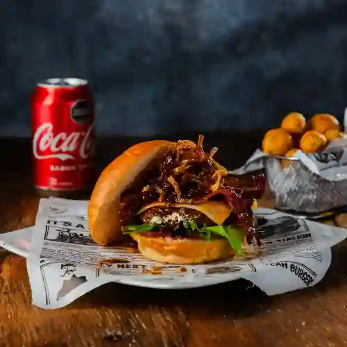 Angus Master + Papas + Coca Cola