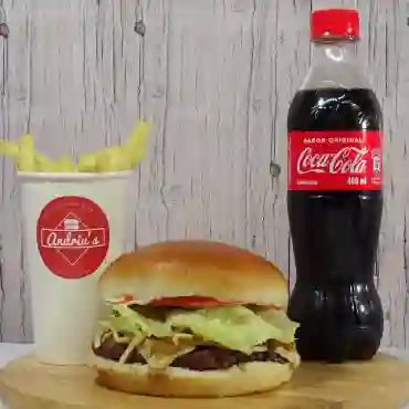 Hamburguesa Sencilla en Combo