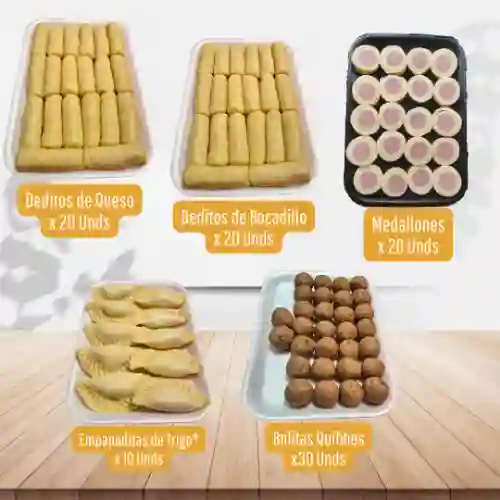 Combo pasabocas x 100 unds