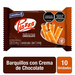 Piazza Barquillo Relleno con Crema de Chocolate