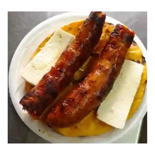 Arepa con Chorizo