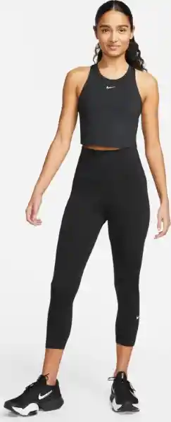 Nike Pantalón One Dri Fit Hr Crop Tght Mujer Negro XS DM7276-010