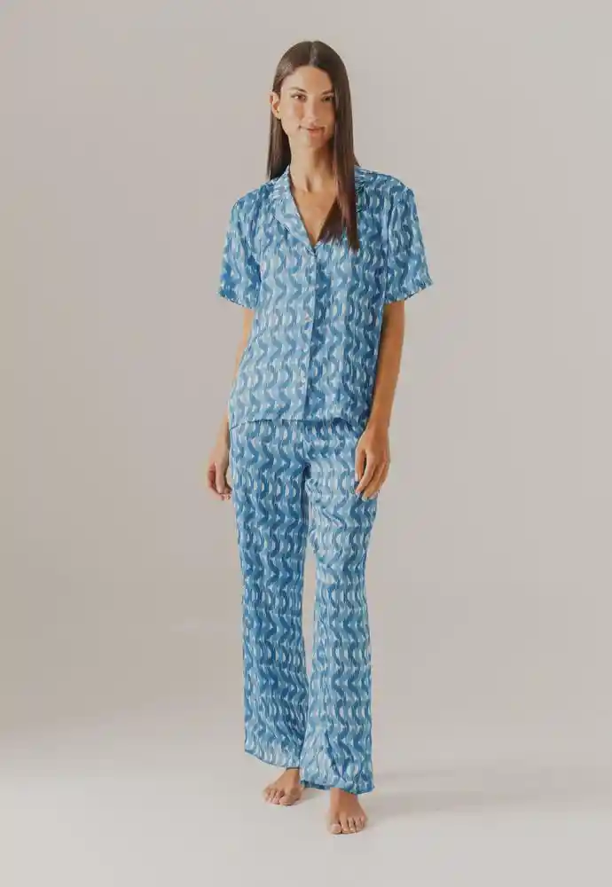 Pantalon Pijama M - Verde Azu