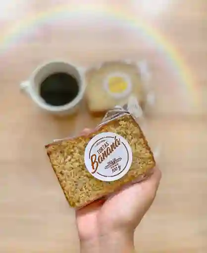 Torta Banano con Avena