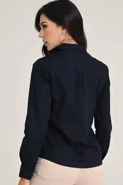 Camisa Belice Color Azul Oscuro Talla S Ragged