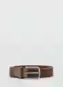 Cinturón Elastic Camel Talla 91 Hombre Mango