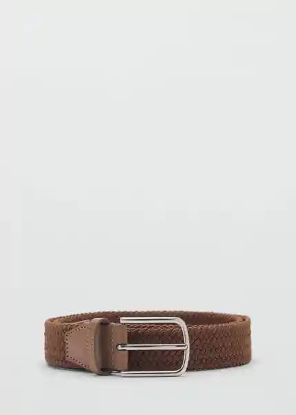 Cinturón Elastic Camel Talla 91 Hombre Mango