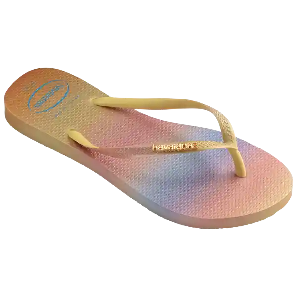 Sandalias Slim Gradient Amarillo Limón T. 42 4146908 Havaianas