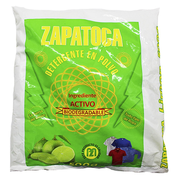 Zapatoca Detergente Polvo Limón 500 g
