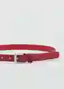 Cinturón Mirta Rojo Talla M Mujer Mango