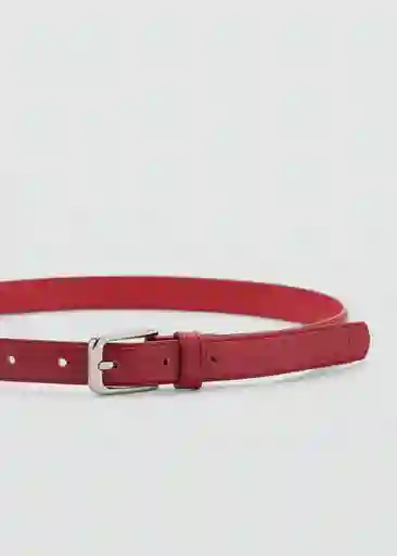 Cinturón Mirta Rojo Talla M Mujer Mango
