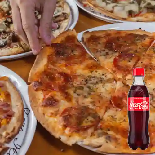 Combo Pizza de Pepperoni +Cocacola Orig 400ml