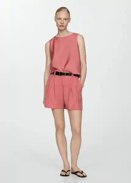 Top Bosco-H Rosa Pastel Talla S Mujer Mango